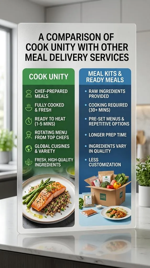 A Comparison Of Cook Unity With Other Meal Delivery Services