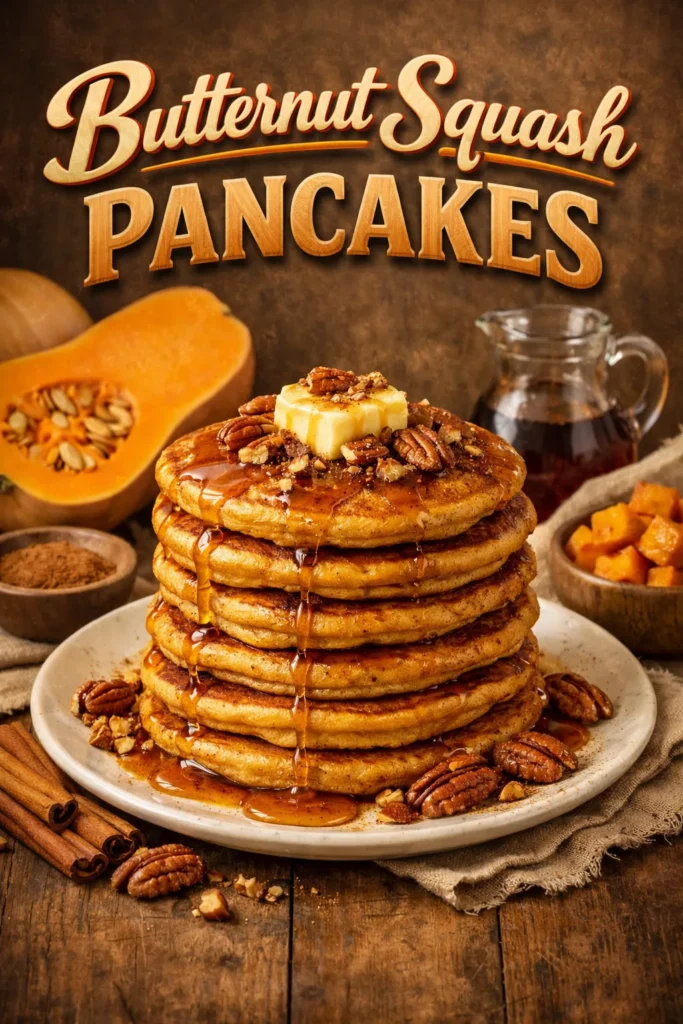 Autumn Butternut Squash Pancakes Stack 2 How to Cook Butternut Squash