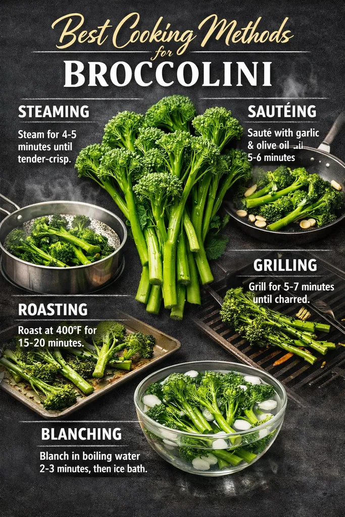 Best Cooking Methods For Broccolini