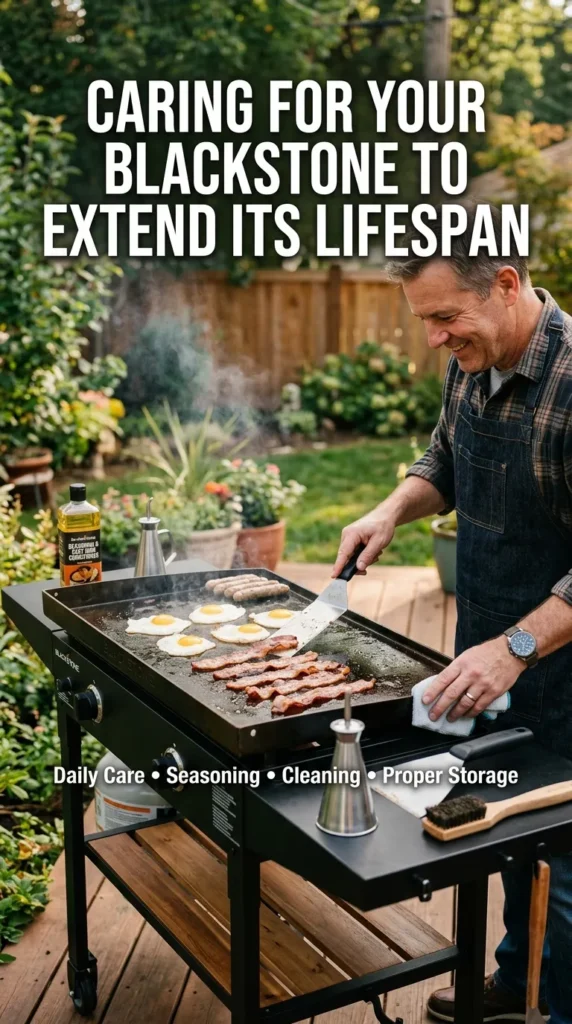 Caring For Your Blackstone To Extend Its Lifespan