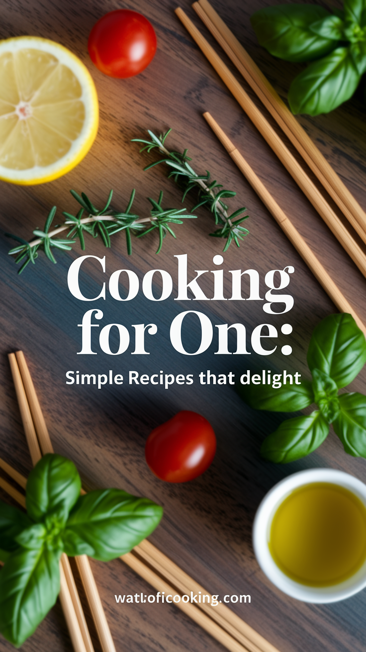 Cooking For One