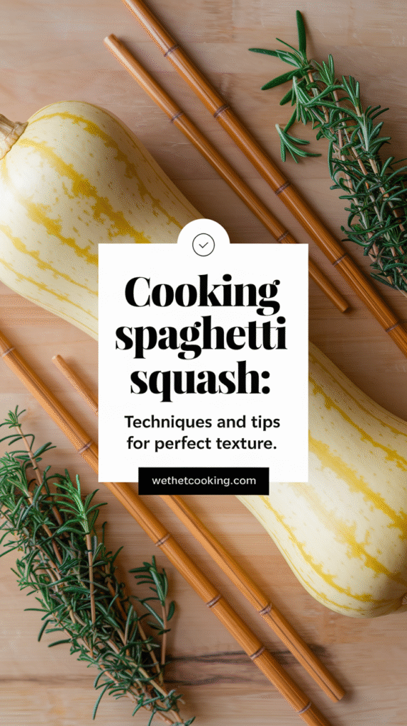 Cooking Spaghetti Squash