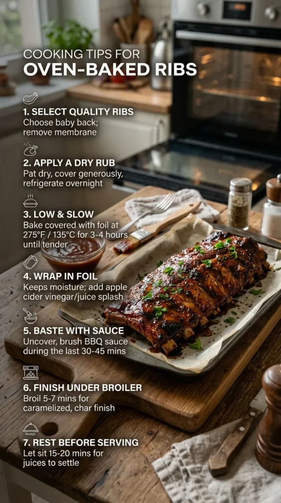 Cooking Tips For Oven Baked Ribs