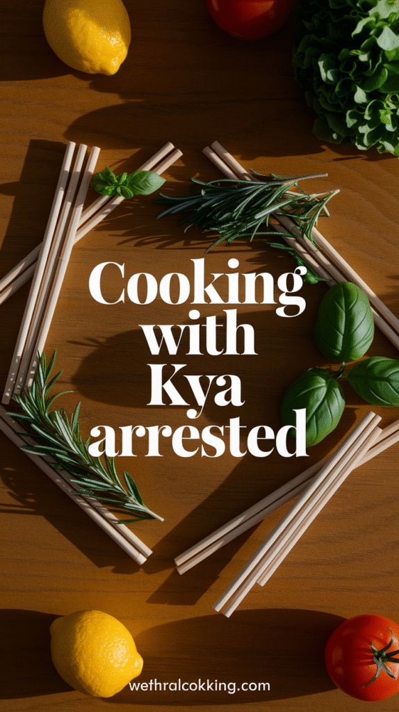 Cooking With Kya Arrested