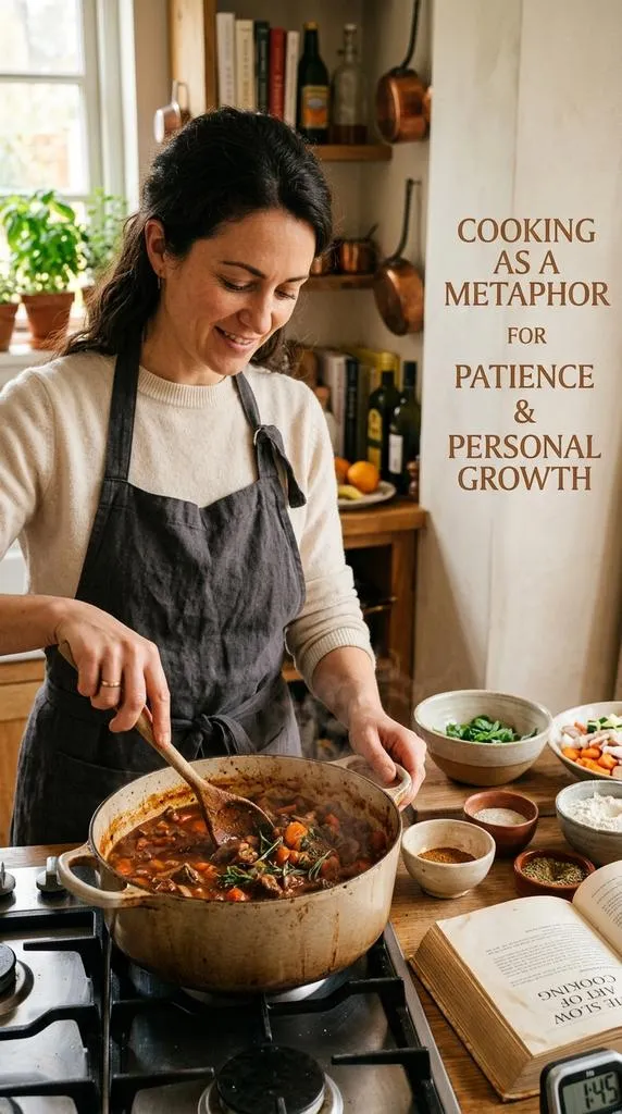 Cooking As A Metaphor For Patience And Personal Growth