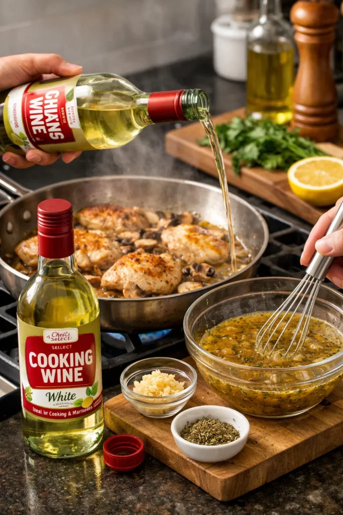 Cooking Wine Does Double Duty In The Kitchen