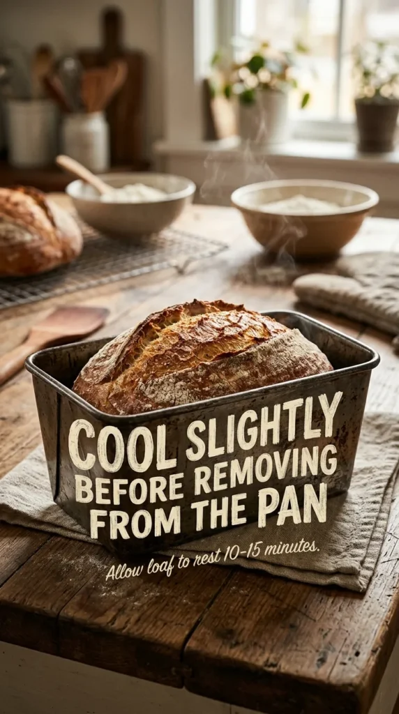 Cool Slightly Before Removing From The Pan