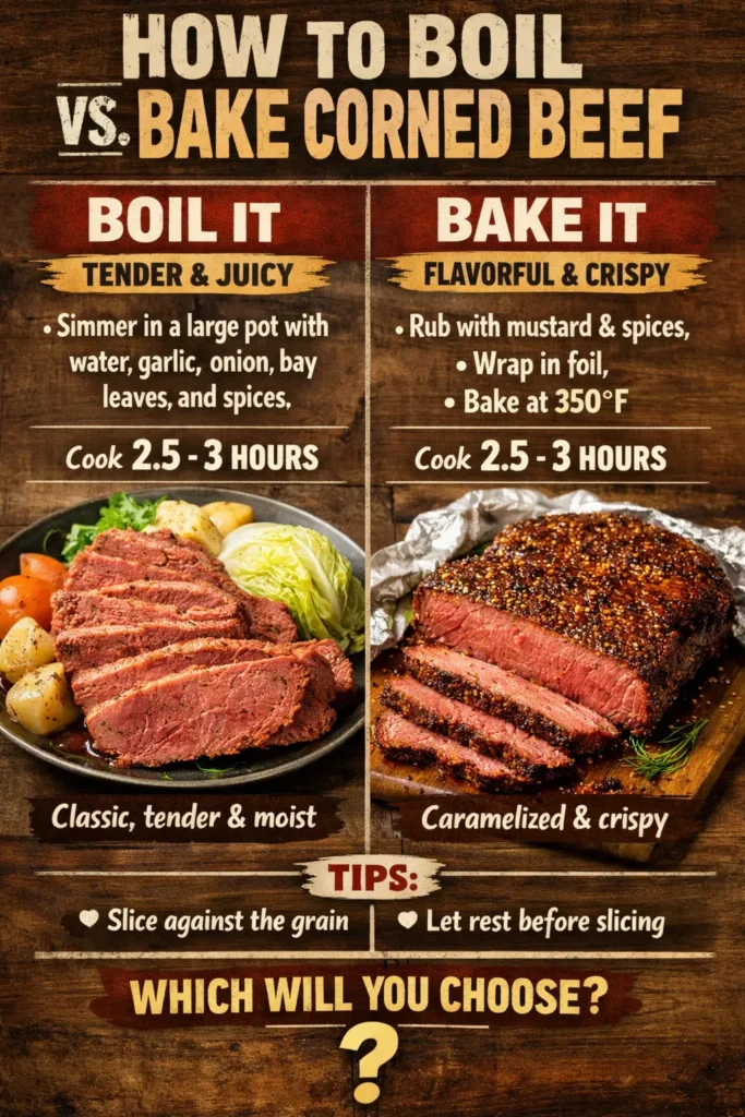 Corned Beef Cooking Methods Comparison