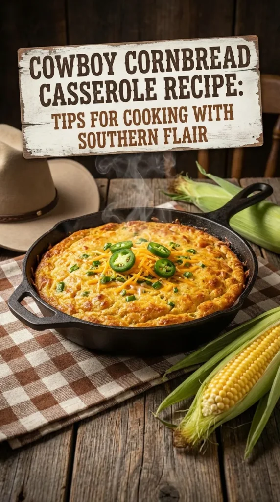 Cowboy Cornbread Casserole Recipe Tips For Cooking With Southern Flair