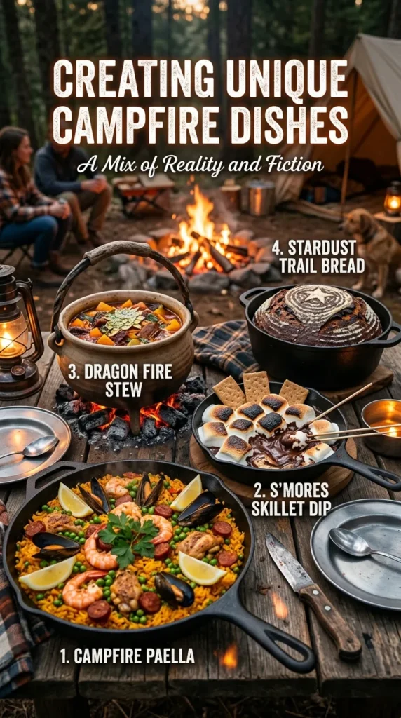 Creating Unique Campfire Dishes A Mix Of Reality And Fiction