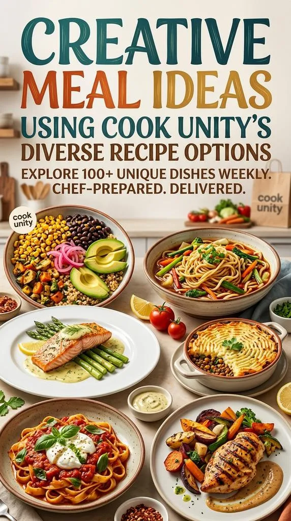 Creative Meal Ideas Using Cook Unitys Diverse Recipe Options