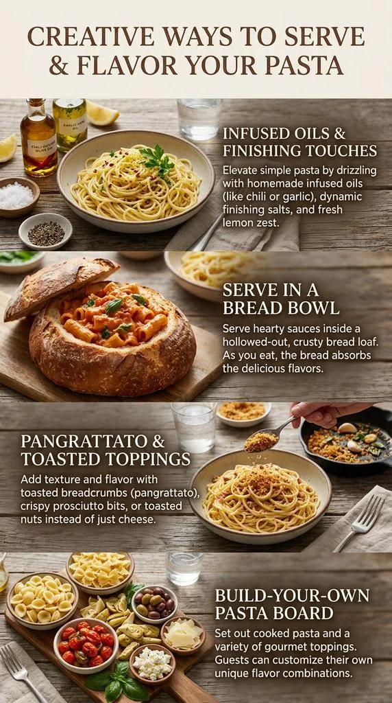 Creative Ways To Serve And Flavor Your Pasta