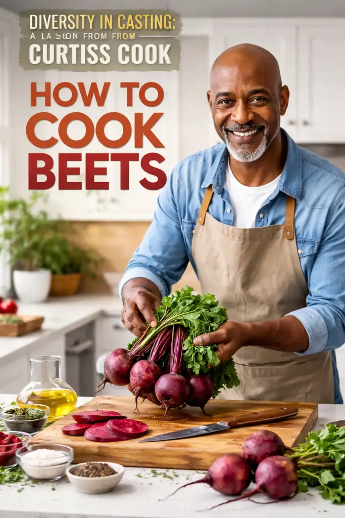 Curtiss Cook Demonstrates Beet Cooking Tips Curtiss Cook