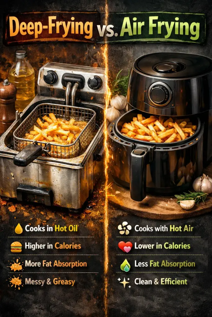 Deep Frying Vs Air Frying Comparison How Long to Cook Pork Chops in an Air Fryer