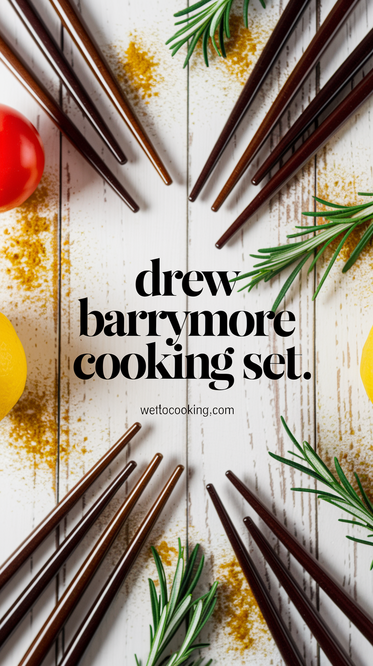 Drew Barrymore Cooking Set