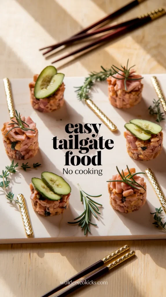 Easy Tailgate Food No Cooking