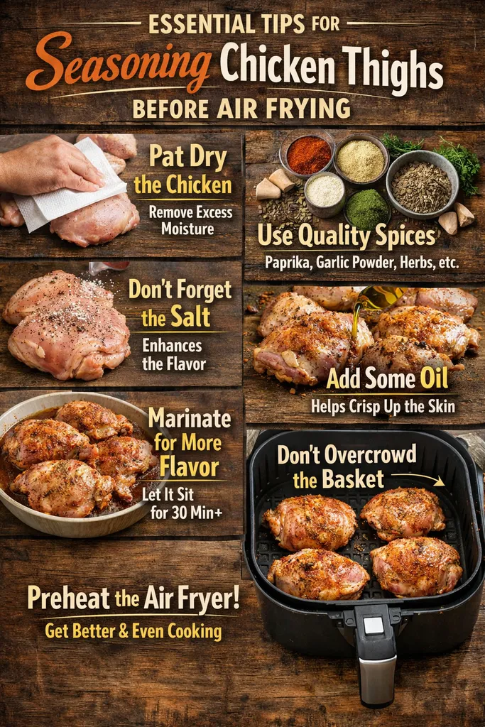 Essential Tips For Seasoning Chicken Thighs Before Air Frying