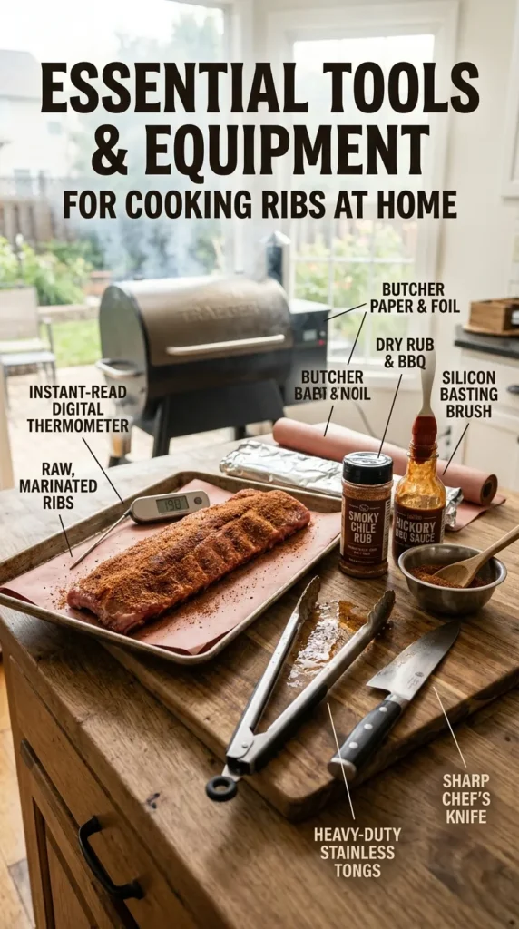 Essential Tools And Equipment For Cooking Ribs At Home