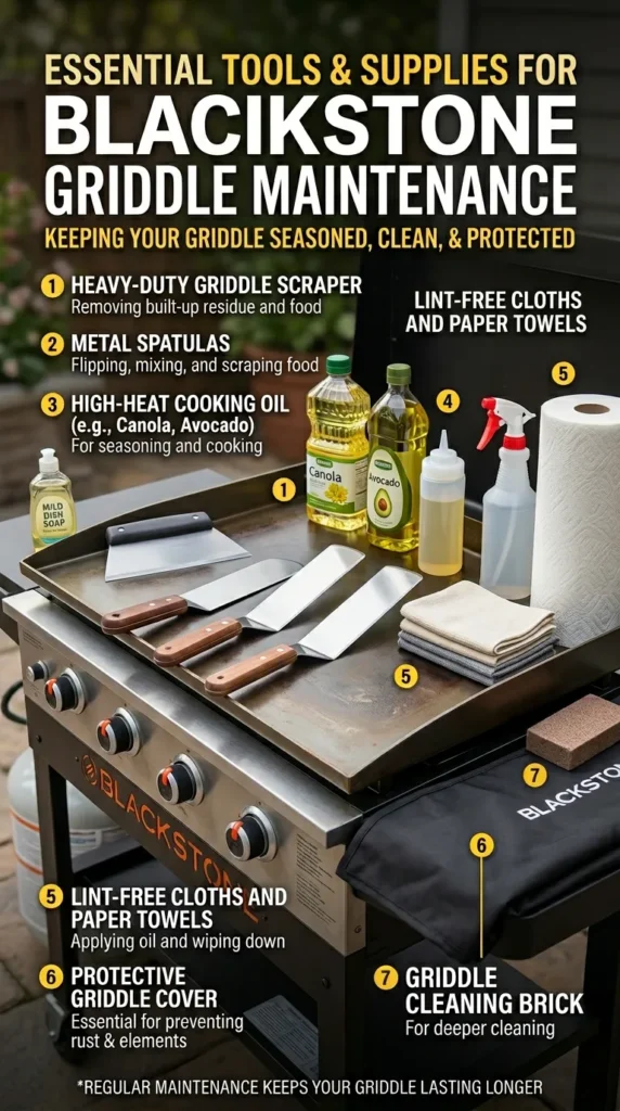 Essential Tools And Supplies For Maintaining A Blackstone