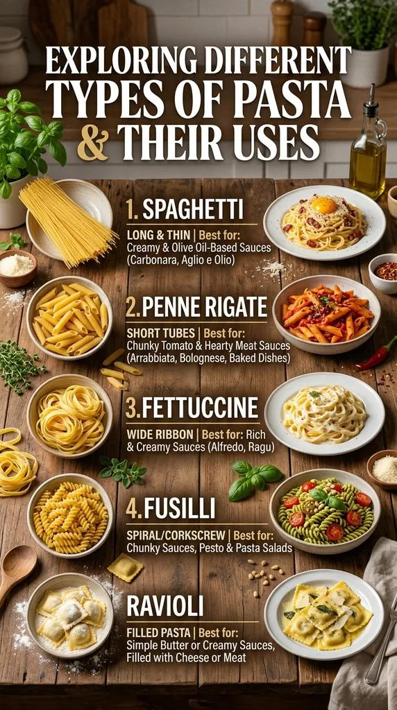Exploring Different Types Of Pasta And Their Uses