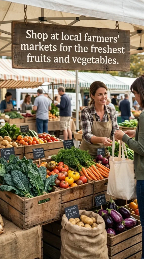 Farmers Markets Shop At Local Farmers Markets For The Freshest Fruits And Vegetables
