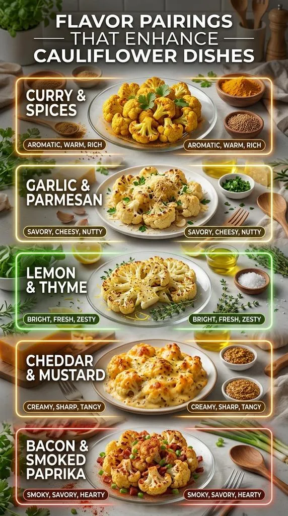 Flavor Pairings That Enhance Cauliflower Dishes