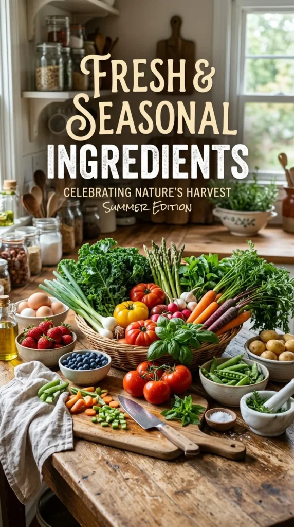 Focus On Fresh And Seasonal Ingredients