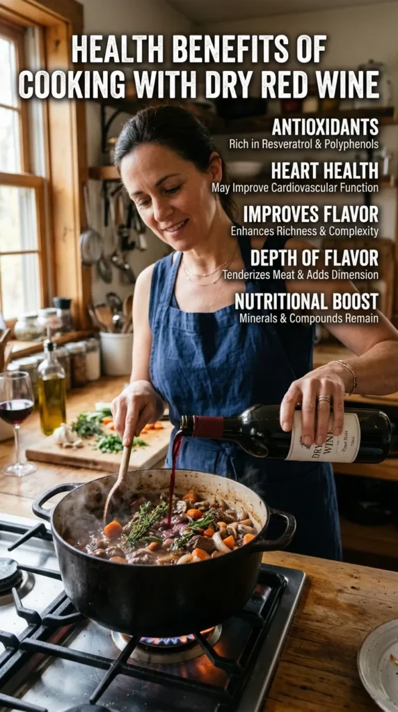 Health Benefits Of Cooking With Dry Red Wine