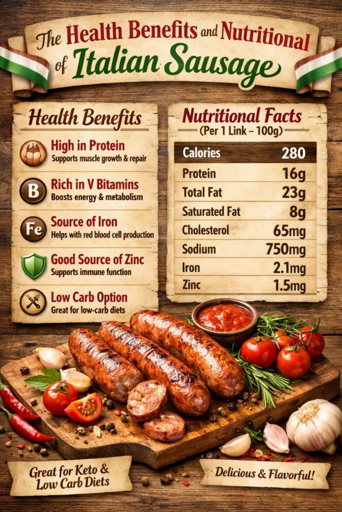 Health Benefits Of Italian Sausage