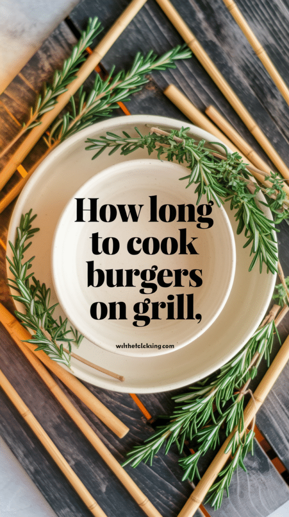 How Long To Cook Burgers On Grill