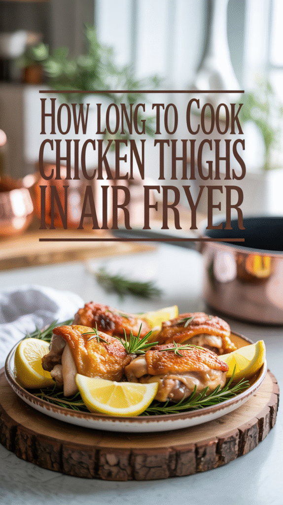 How Long To Cook Chicken Thighs In Air Fryer