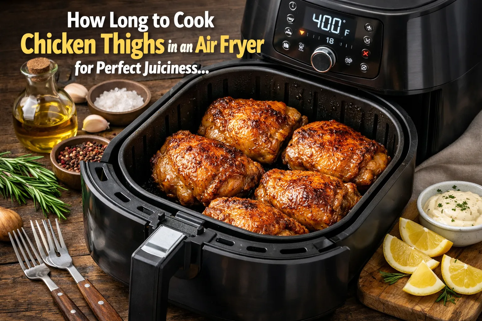 How Long to Cook Chicken Thighs in an Air Fryer for Perfect Juiciness