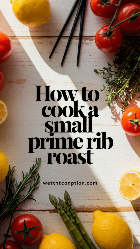 How To Cook A Small Prime Rib Roast