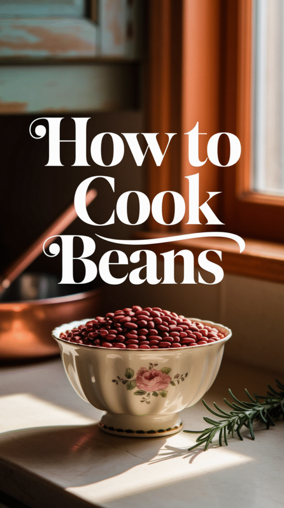 How To Cook Beans