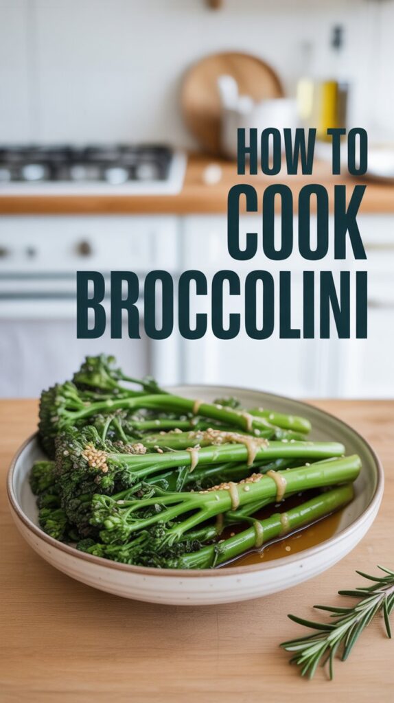How To Cook Broccolini