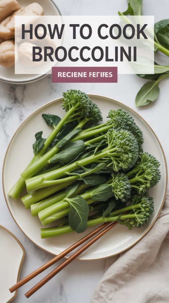 How To Cook Broccolini