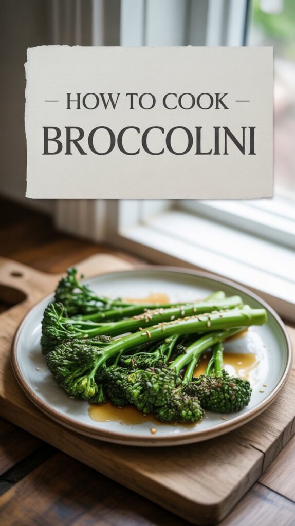How To Cook Broccolini