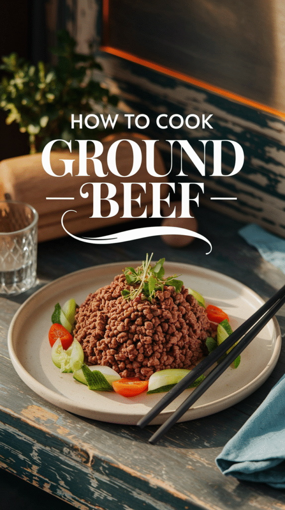 How To Cook Ground Beef