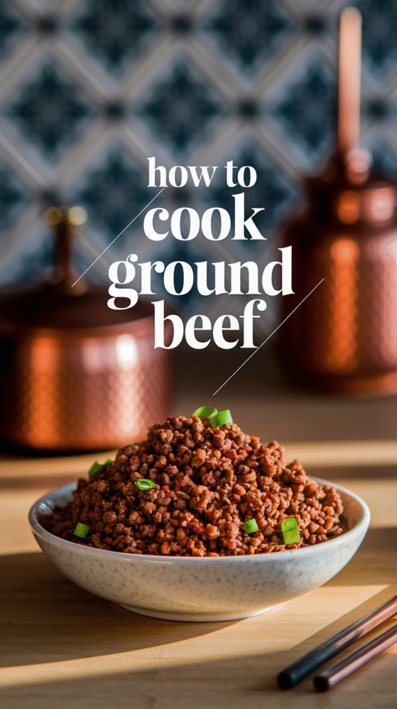 How To Cook Ground Beef
