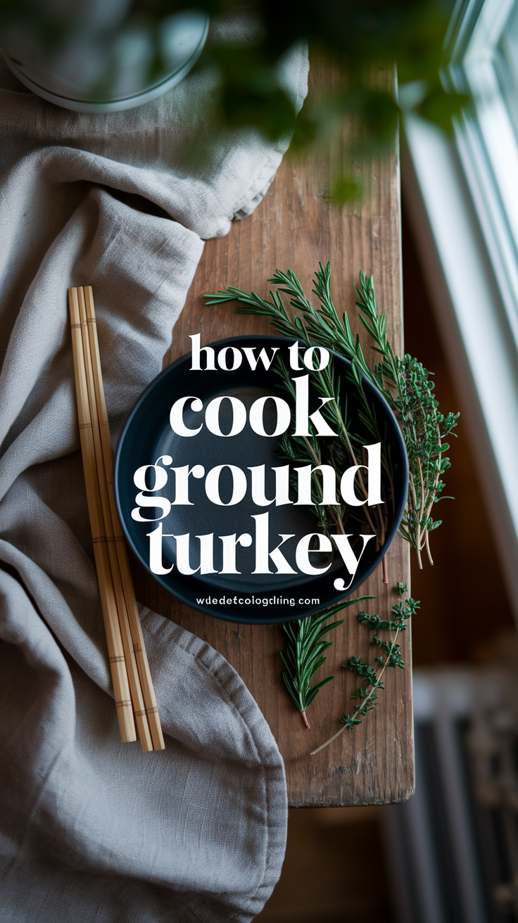 How To Cook Ground Turkey