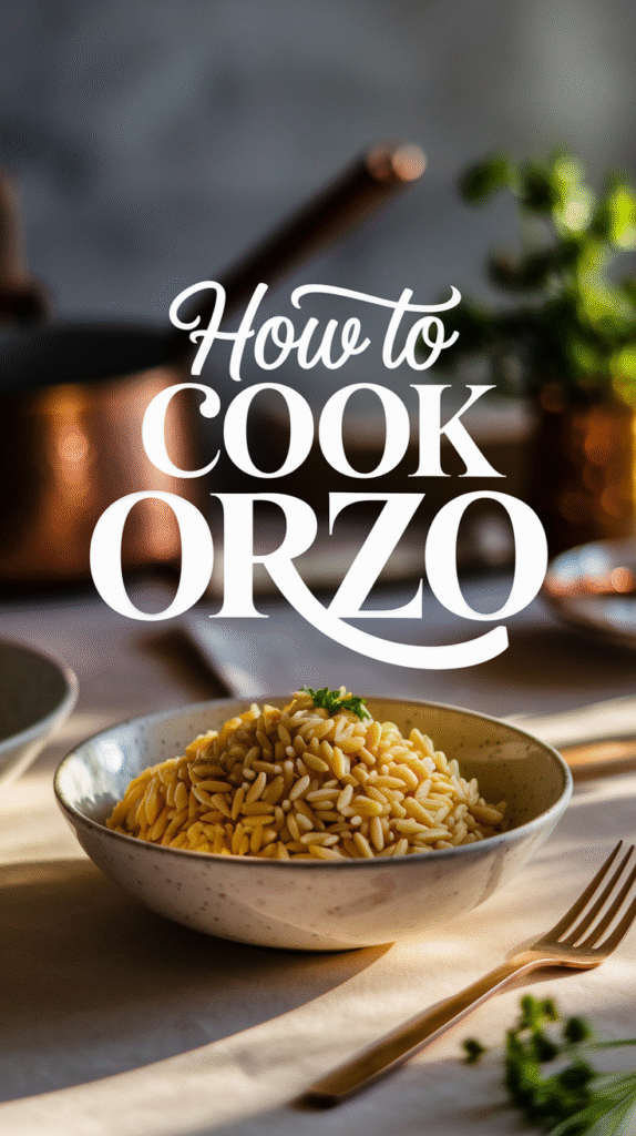 How To Cook Orzo
