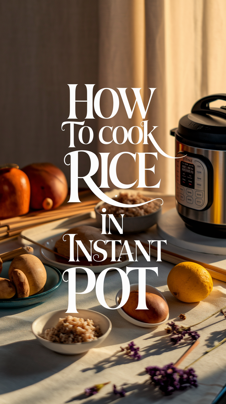 How To Cook Rice In Instant Pot