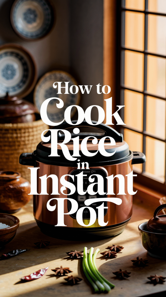How To Cook Rice In Instant Pot