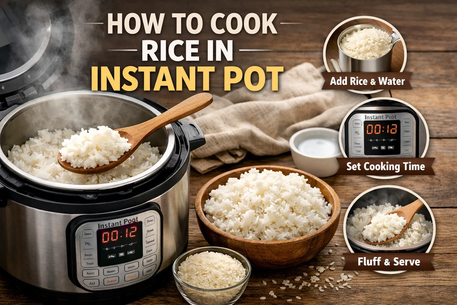 How To Cook Rice in Instant Pot