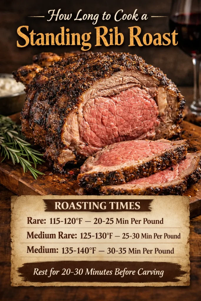 How Long To Cook A Standing Rib Roast For Reference Here Are The