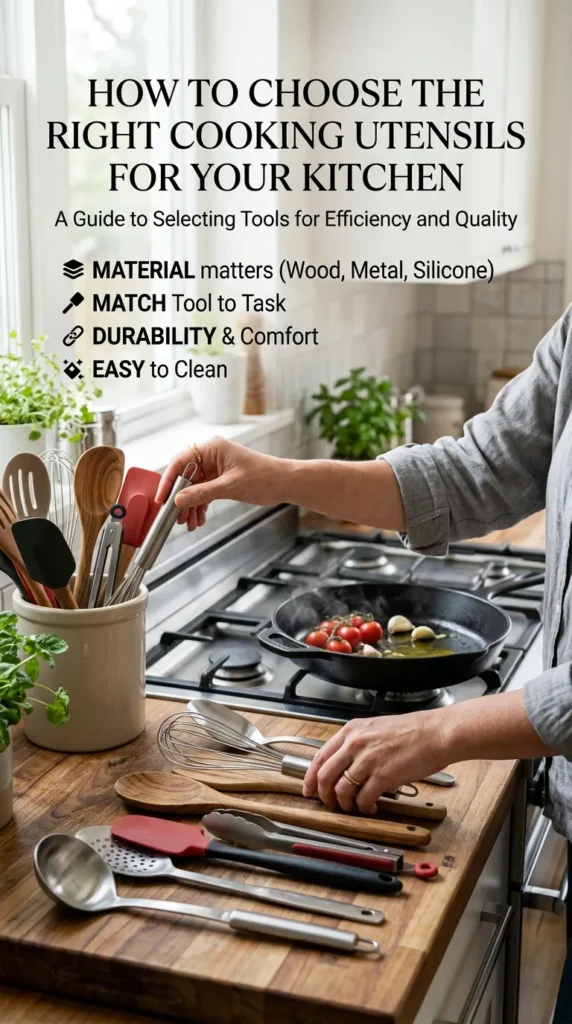 How To Choose The Right Cooking Utensils For Your Kitchen