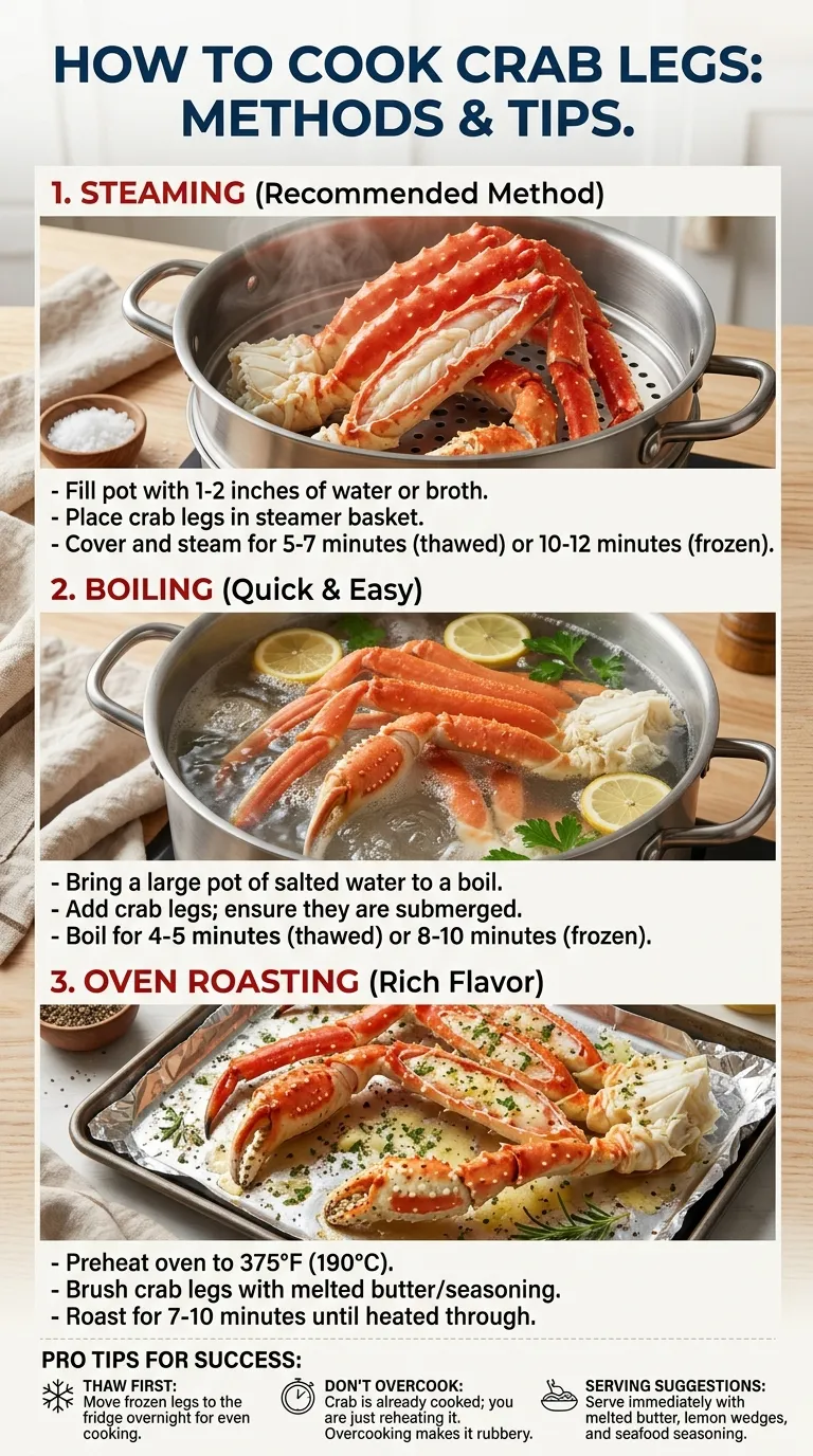 How To Cook Crab Legs Methods And Tips 2