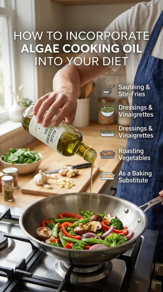 How To Incorporate Algae Cooking Oil Into Your Diet