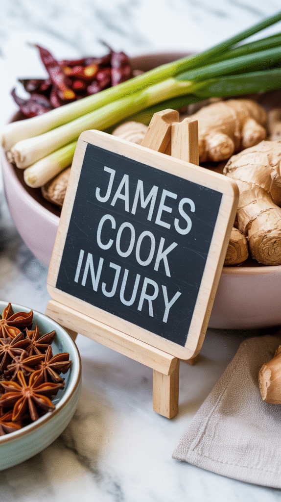 James Cook Injury