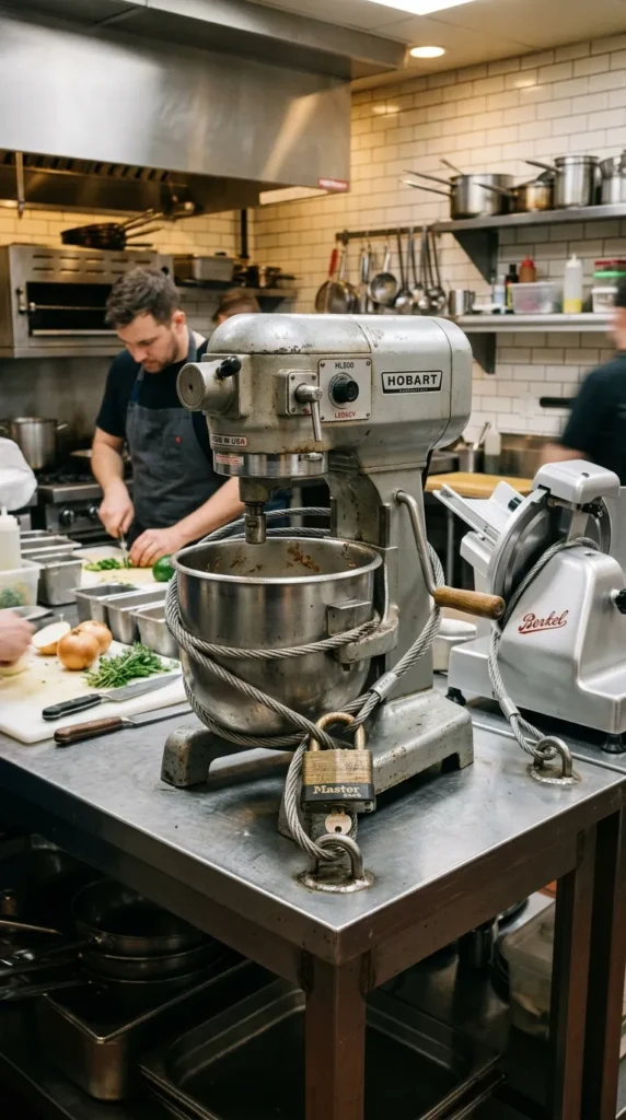 Keep Cooking Equipment Secure